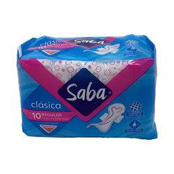 Toallas Femeninas Saba Clásica Regular 10 Pzas