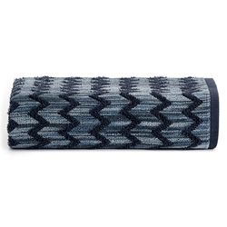 Tolla de Mano Diseño Zigzag Azul