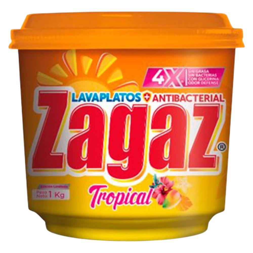 Lavaplatos en Crema Antibacterial Aroma Tropical 1 Kg