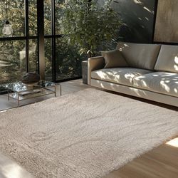 Alfombra Teddy Crema 160x230 Cm