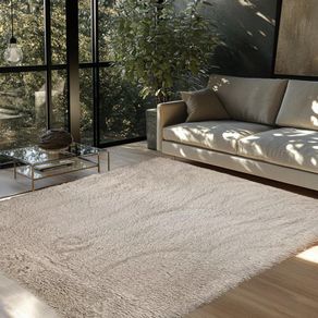 Alfombra Teddy Crema 160x230 Cm
