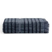 Toalla de Baño Zigzag Azul Oscuro