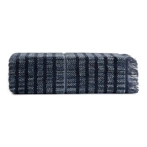 Toalla Extra Playa Zigzag Azul Oscuro