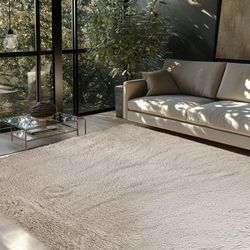Alfombra Teddy Crema 200x290 Cm