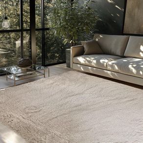 Alfombra Teddy Crema 200x290 Cm