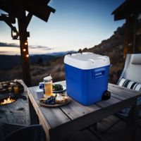 Hielera con Ruedas Azul 57 L