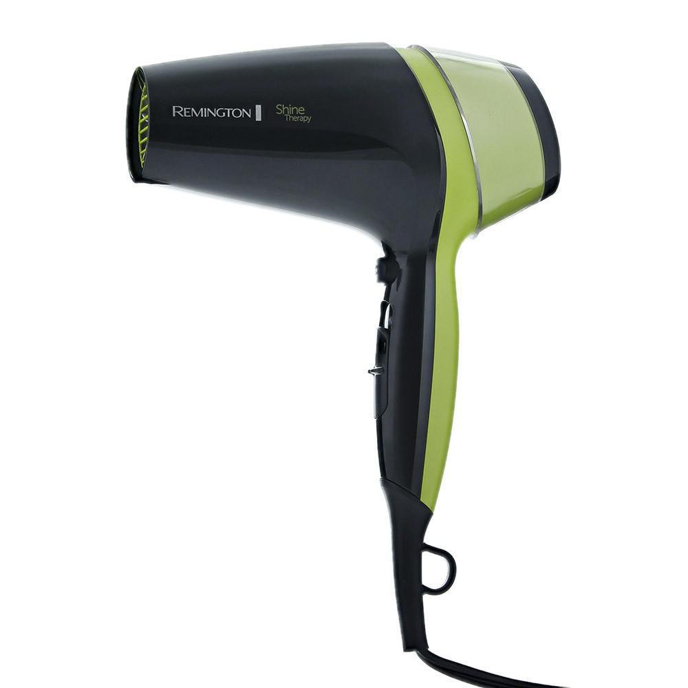Secadora de Cabello Shine Therapy Aguacate y Macadamia Color Negro y Verde