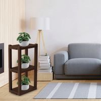 Mueble Modular de 3 Niveles Chocolate