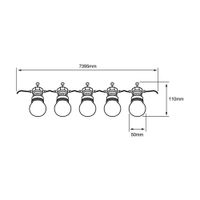 Serie de 10 Focos Smart Led 12 W