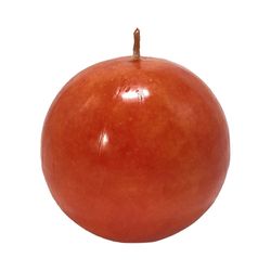 Vela Esfera Naranja 4