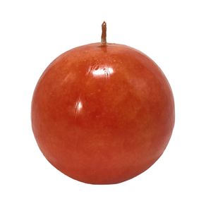Vela Esfera Naranja 4