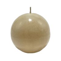 Vela Esfera Beige 8 cm