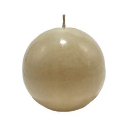 Vela Esfera Beige 8 cm