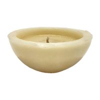 Vela Media Esfera Beige 4 cm