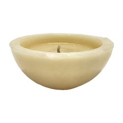 Vela Media Esfera Beige 4 cm