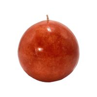 Vela Esfera Naranja 3"