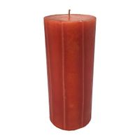 Vela Pillar Naranja 3X8"