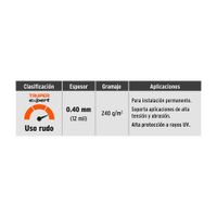 Lona Verde de Polietileno Impermeable y Resistente al Sol 6 X 9 M