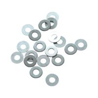 Roldanas Planas Galvanizadas 3/8 Plg 10 Pzas