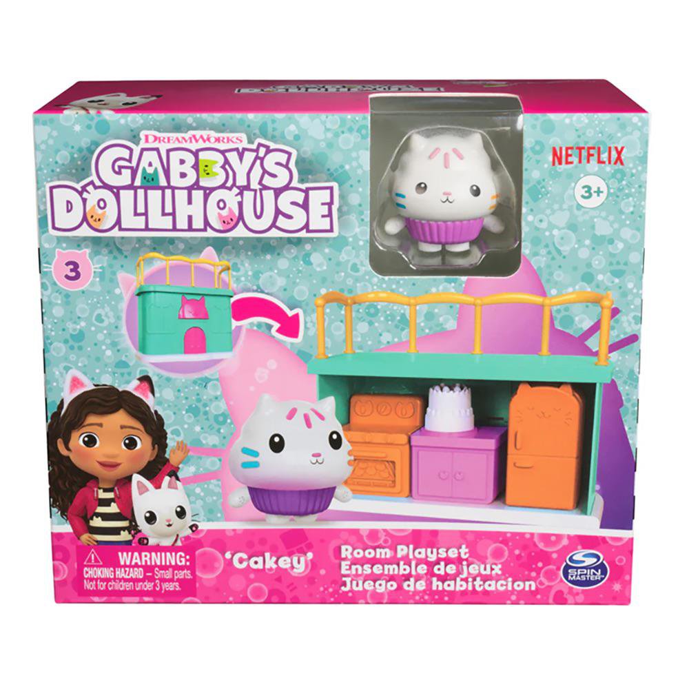 Set de Juego Gabby's Dollhouse Habitación de Cakey con Figura y Accesorios Set de Juego co…