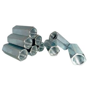 Tuerca de Unión Hexagonal de 5/16 Plg Galvanizada Granel