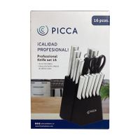 Set de Cuchillos 16 Piezas Acero Inoxidable