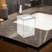 Vaso Cuadrado Clarity para Cepillos
