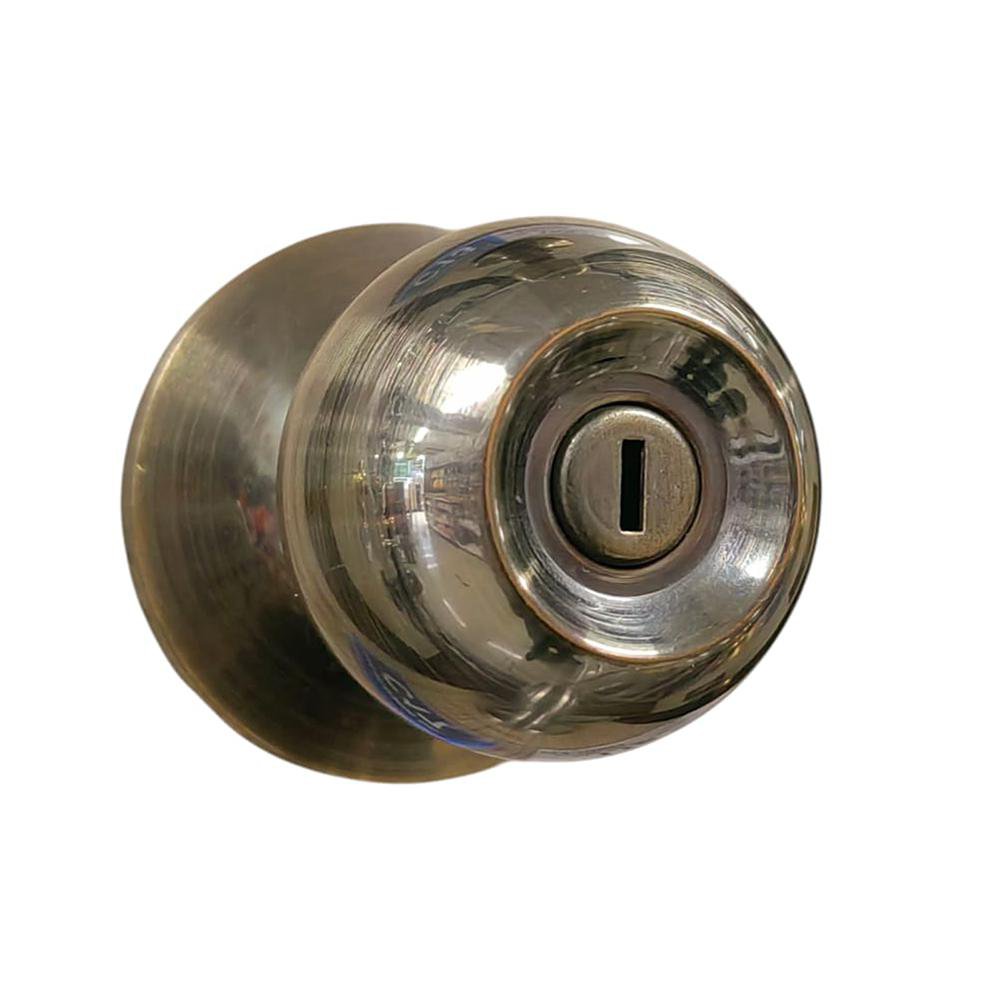 Cerradura para Baño Tipo Pomo Varios Colores Bronce
