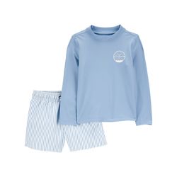 Short y Playera Rayas Azules - Varias Tallas