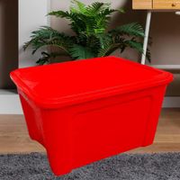 Caja Organizadora Ultra Box Roja con Tapa