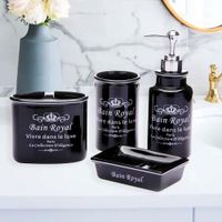 Set de Accesorios para Baño 4 Piezas -  Varios Colores