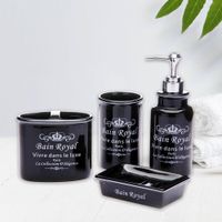 Set de Accesorios para Baño 4 Piezas -  Varios Colores