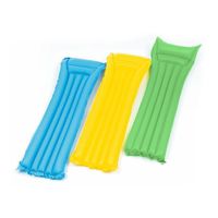 Colchoneta Inflable para Piscina con Diseño Ergonómico Colores Surtidos