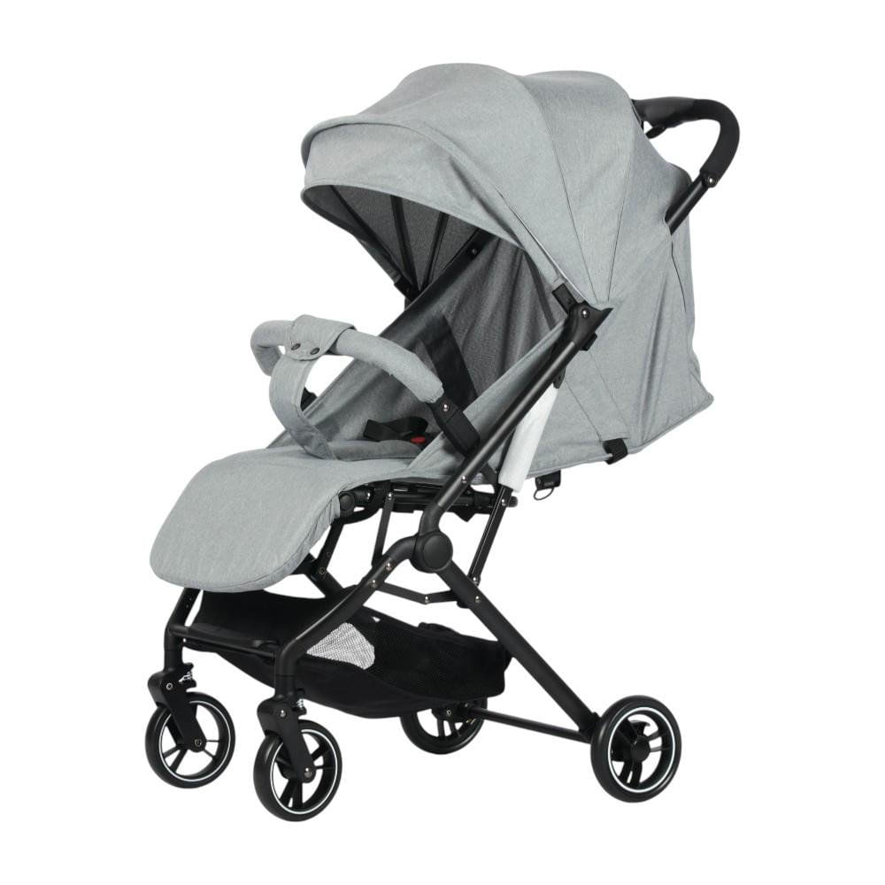 Carruaje 311 YTS Reclinable con Capota y Canasta Color Gris Carruaje de Paseo Reclinable c…
