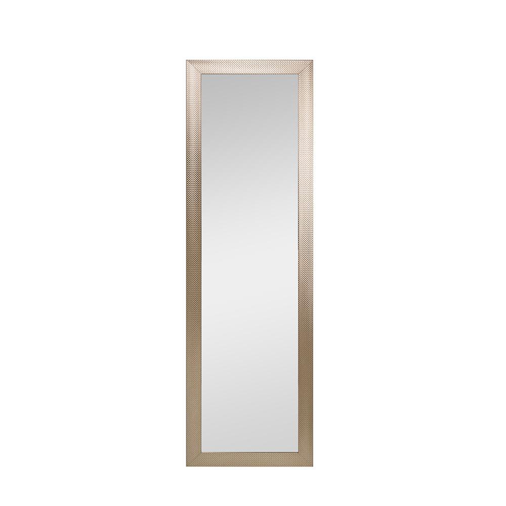Espejo de Puerta 128 x 38 x 1.8 cm Rectangular Color Rose Gold