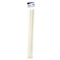 Cincho Estándar De 24 Plg Y 50 Lb Blanco 25 Pzas - Volteck