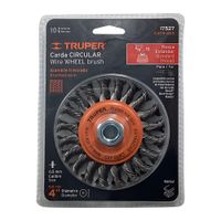 Carda Circular de Alambre Trenzado 4 Plg