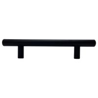 Halador Negro Mate Barra 96mm Rish
