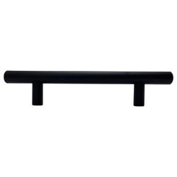 Halador Negro Mate Barra 96mm Rish