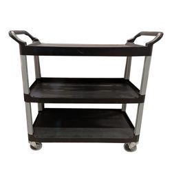 Carro de Servicio Abierto Xtra 136 Kg Negro