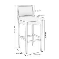 Silla de Bar Ana Beige