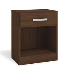 Mesa de Noche Ada Café de 1 Gaveta