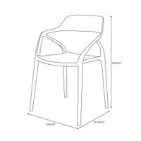 Silla Almería Gris