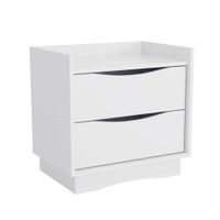 Mesa de Noche Mia Blanca