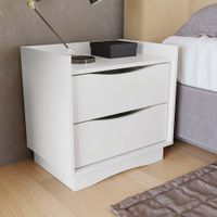 Mesa de Noche Mia Blanca