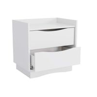 Mesa de Noche Mia Blanca