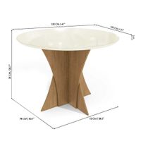 Set Comedor Amy 6 Piezas Beige