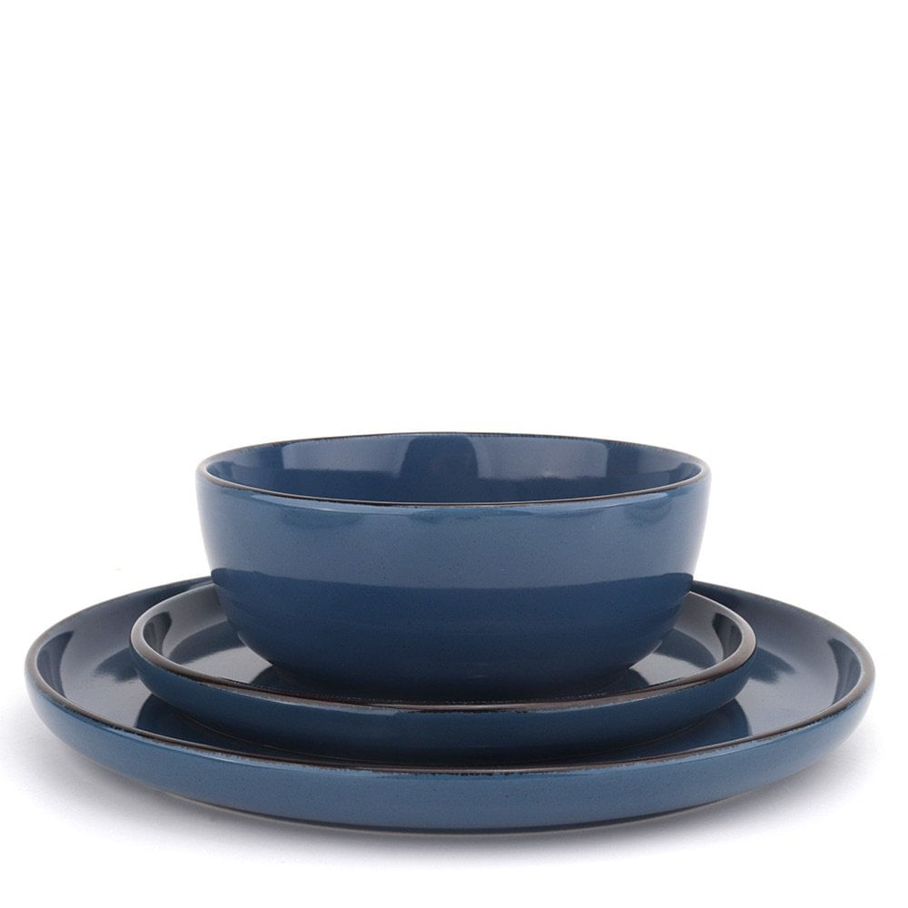 Set de Vajilla de 12 Piezas Color Azul