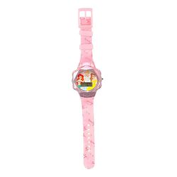 Reloj Princesas LCD Parpadeante Rosa