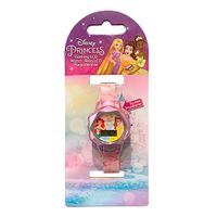 Reloj Princesas LCD Parpadeante Rosa